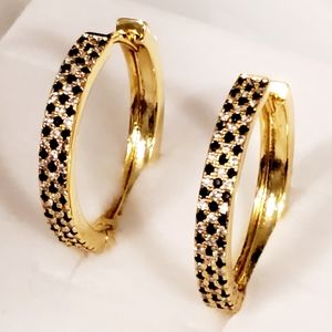 E3 NEW Gold Hoop  Earrrrings